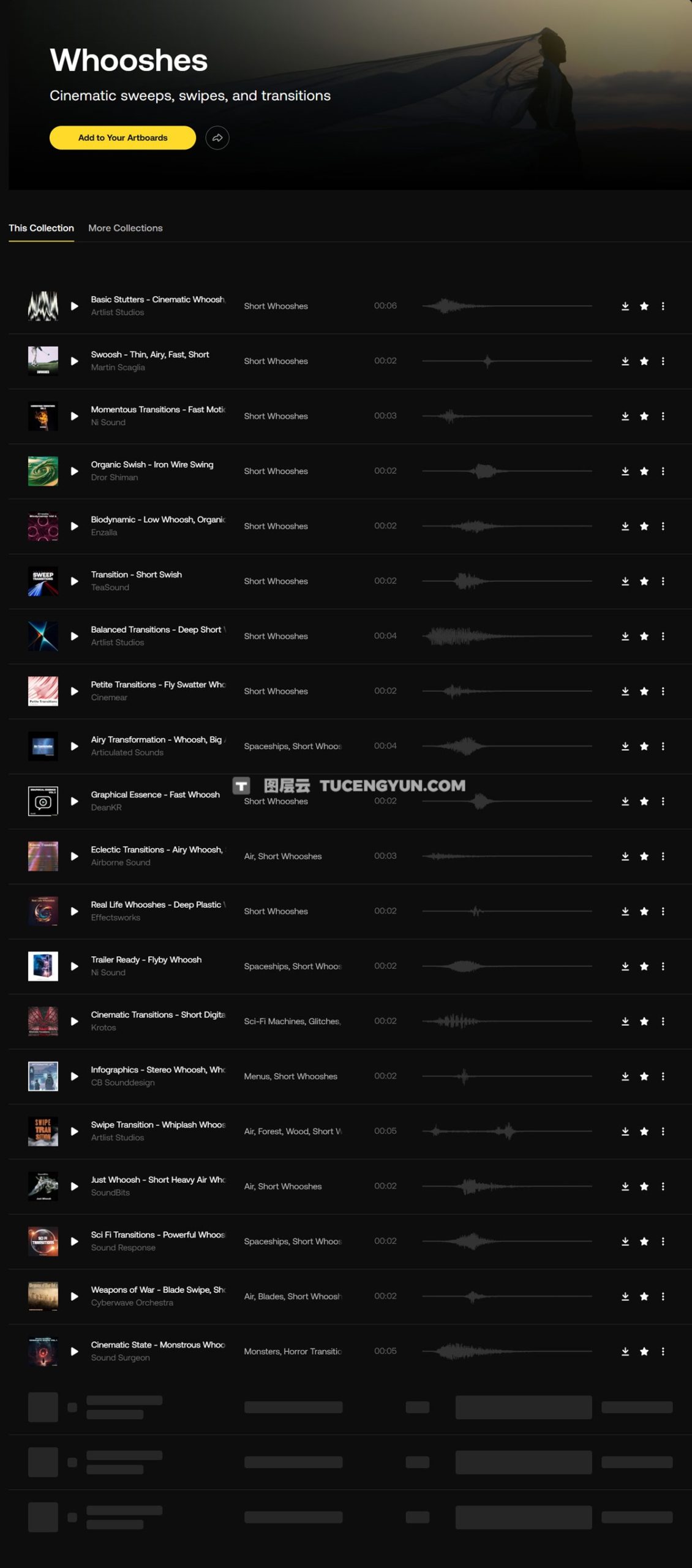 音效:35个电影级嗖嗖、扫描、滑动转场过渡音效素材(13864)图层云 音效:35个电影级嗖嗖、扫描、滑动转场过渡音效素材(13864)图层云