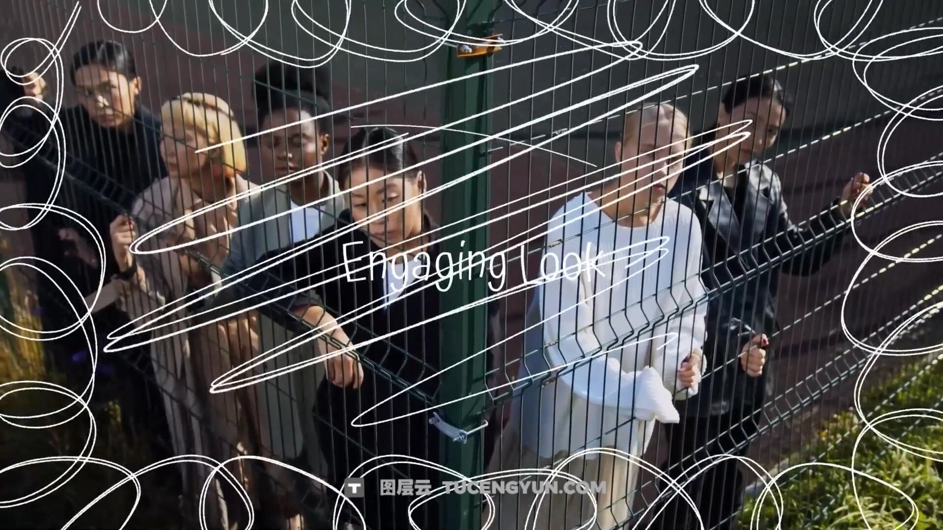 FCPX插件：潦草蹩脚凌乱手绘艺术线条标记元素动画（13908）图层云