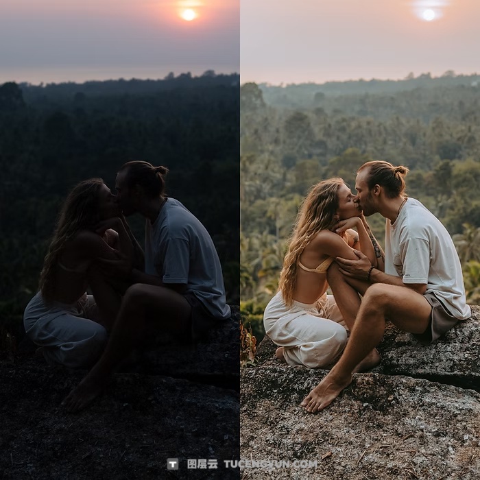 LR预设：真实户外旅拍婚礼人像摄影lightroom预设 Itijarve – True Preset Pack（13911）图层云