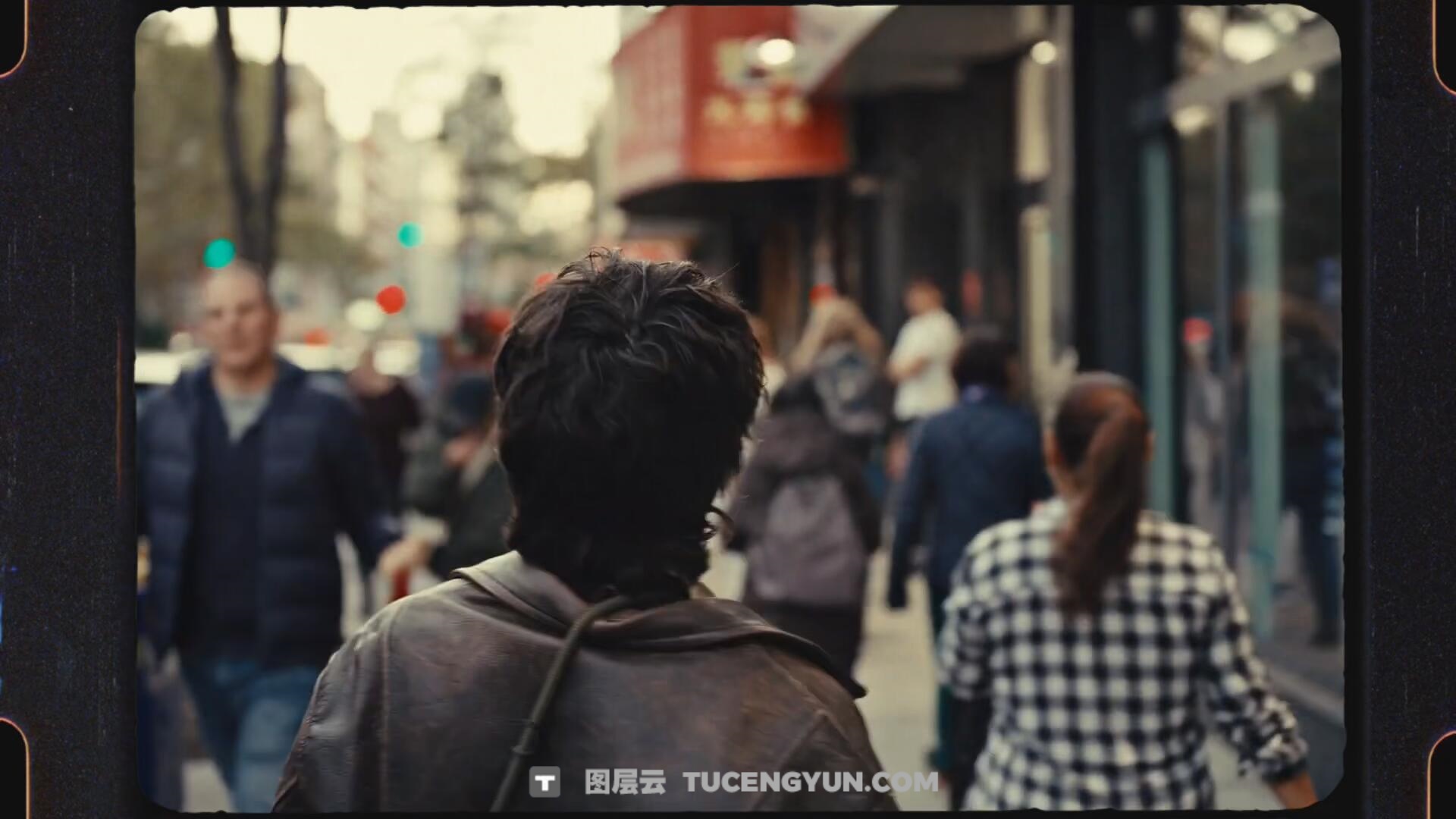 18个经典怀旧美学柯达富士胶片带链孔边框电影帧MOV叠加层+音效（13913）图层云