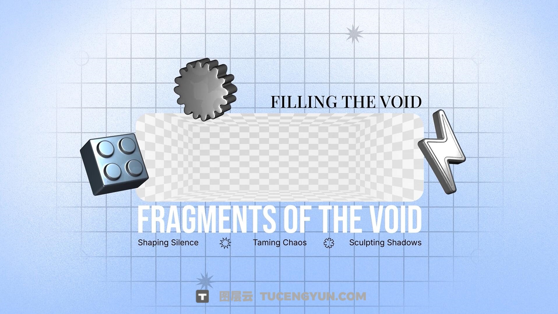 FCPX插件：新潮3D酷玩艺术风格文字标题排版动画（13916）图层云