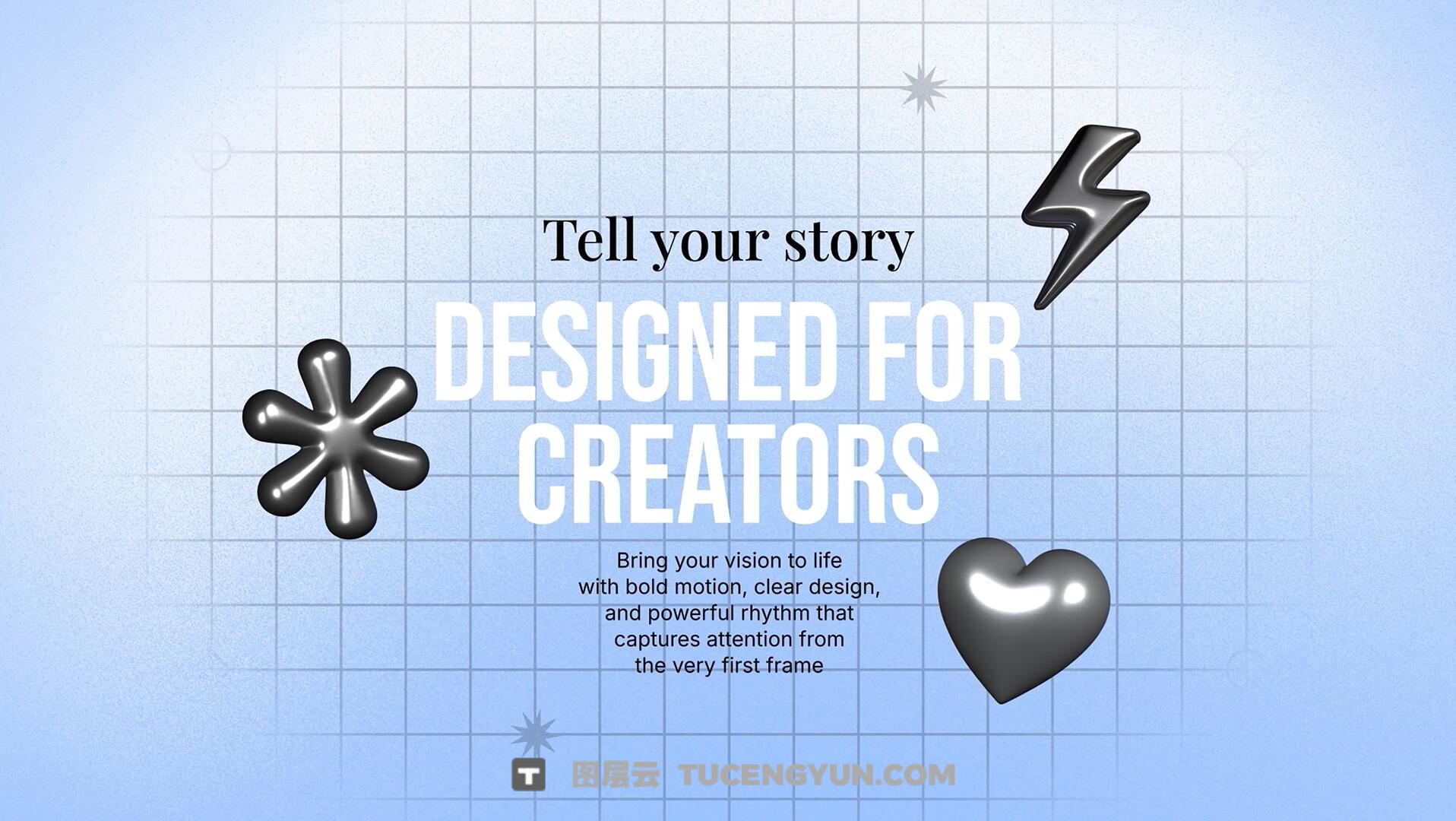 FCPX插件：新潮3D酷玩艺术风格文字标题排版动画（13916）图层云