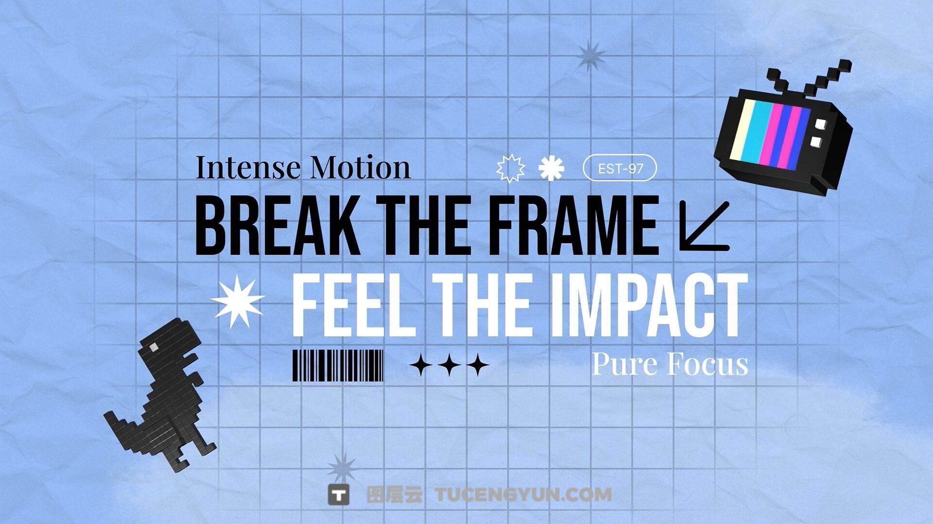 FCPX插件：新潮3D酷玩艺术风格文字标题排版动画（13916）图层云