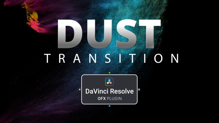 达芬奇插件：粉尘粒子消散溶解转场过渡特效 Dust Transition for DaVinci Resolve V1.1.1 Win破解版+视频教程（13924）