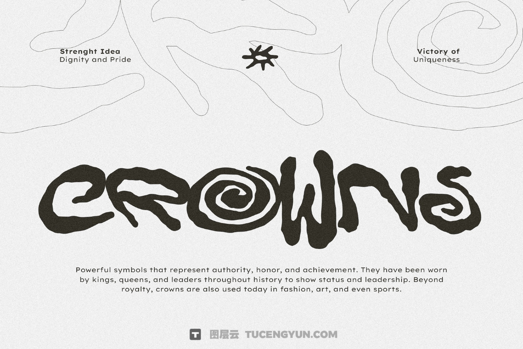 英文字体：迷幻怪诞实验性不规则手绘涂鸦美感封面海报设计字体 Shatoze（13926）图层云