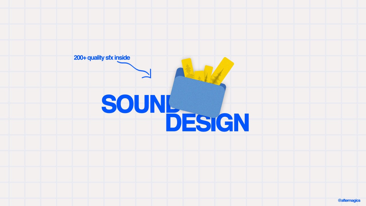 音效：300个热门短片剪辑嗖嗖、纸张、上升、扫动、键盘、撞击、故障音效素材合集 After Magics – Quality SOUND DESIGN PACK（13928）