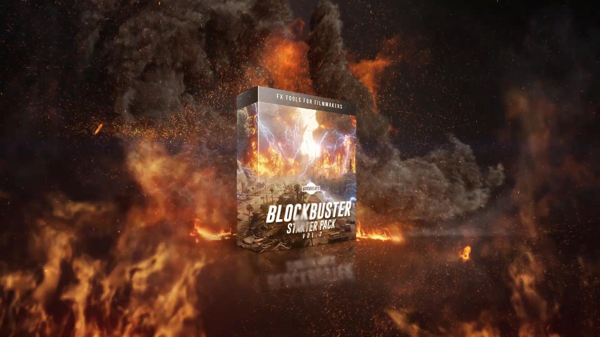 Bigfilms 760个好莱坞电影级雷电/风/魔法/流星/火焰燃烧爆炸视觉特效合成4K视频素材+音效素材 Bigfilms – Blockbuster Starter Pack V2（）
