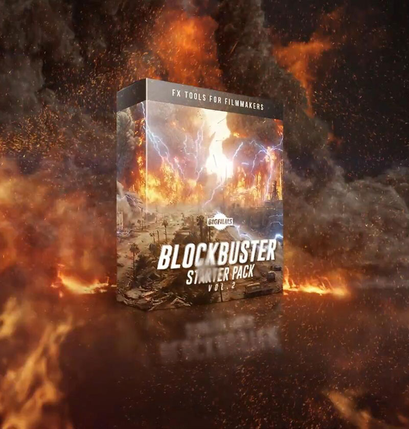 Bigfilms 760个好莱坞电影级雷电/风/魔法/流星/火焰燃烧爆炸视觉特效合成4K视频素材+音效素材 Bigfilms – Blockbuster Starter Pack V2（13939）