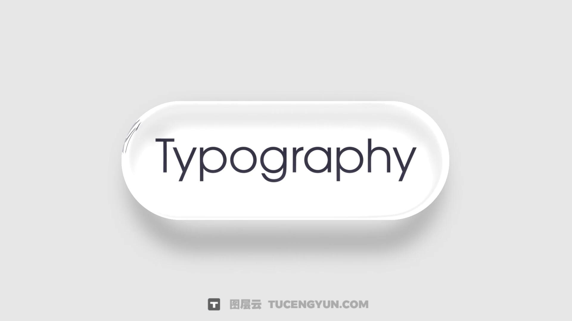 AE/PR模板：全新苹果液态玻璃美学动态滑动文字标题字幕动画（13941）图层云