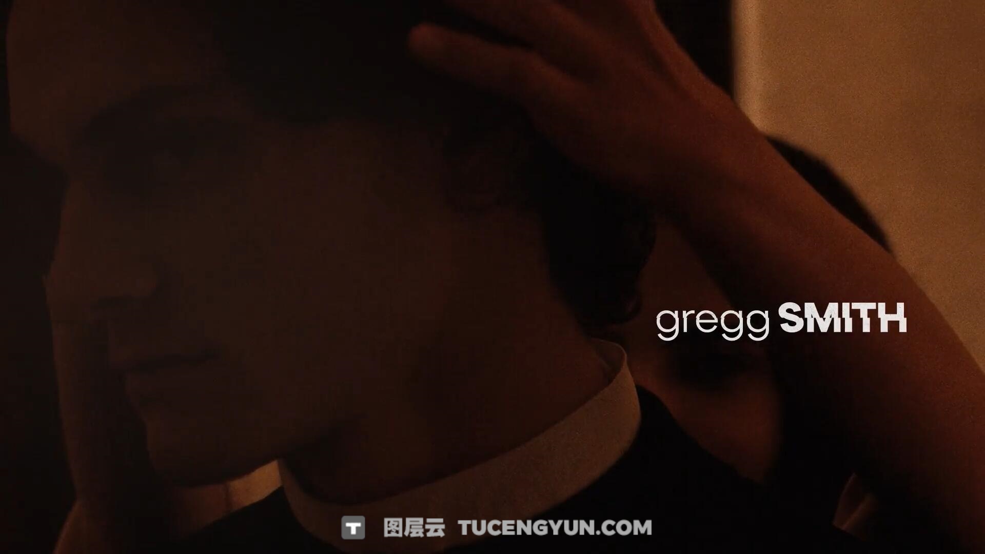 AE模板：全新电影感毛刺失真动态模糊文字标题动画（13947）图层云