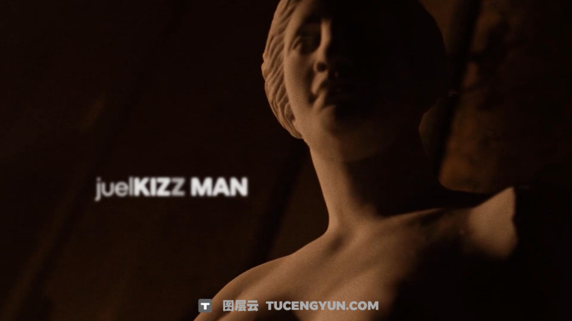 AE模板：全新电影感毛刺失真动态模糊文字标题动画（13947）图层云