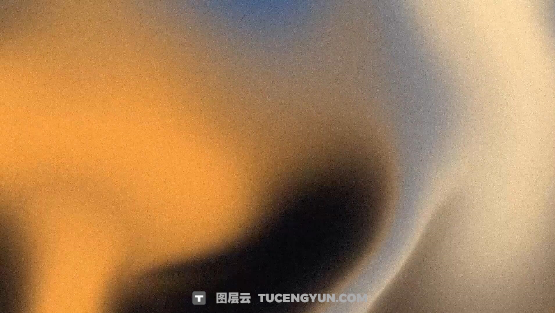 AE模板：大胆抽象模糊混合流动几何渐变液体波浪视频背景动画模板（13948）图层云