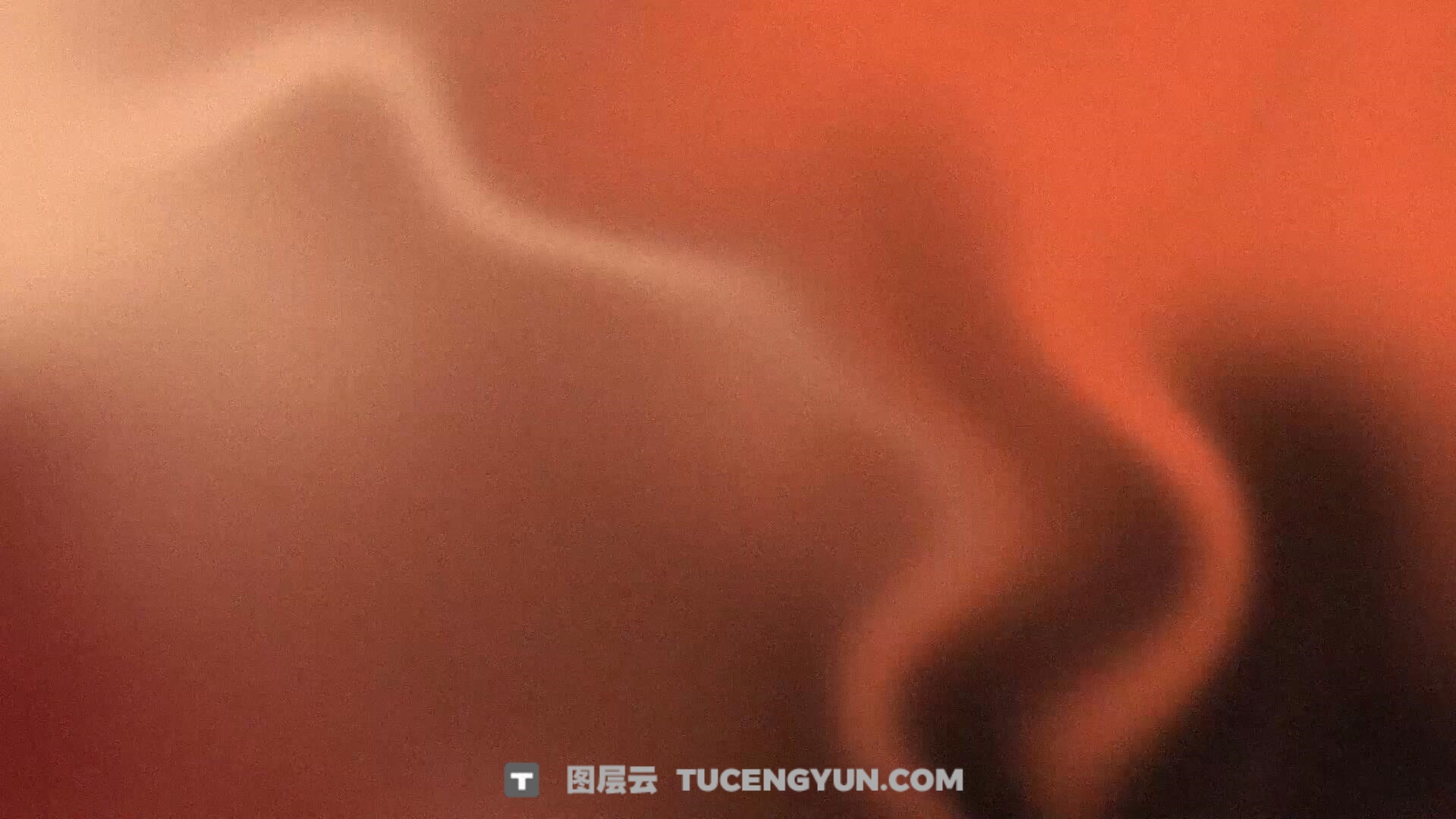 AE模板：大胆抽象模糊混合流动几何渐变液体波浪视频背景动画模板（13948）图层云