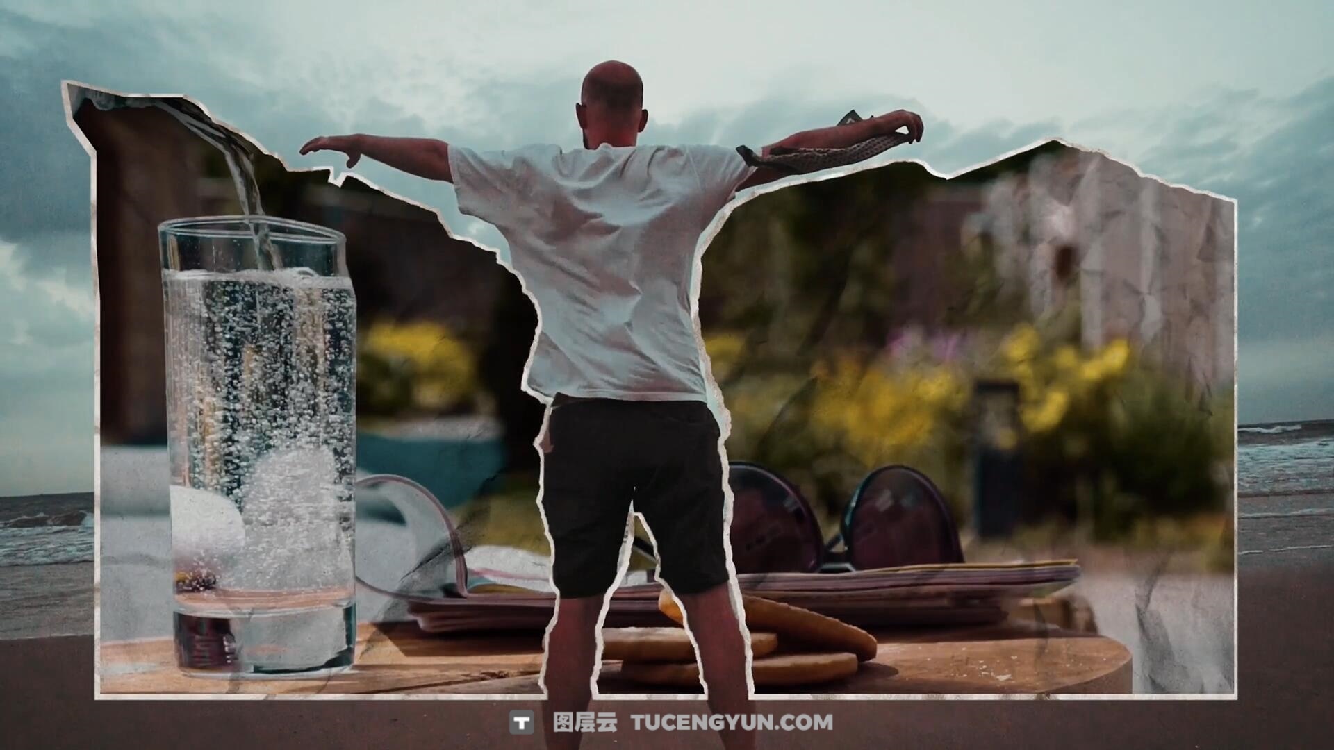 达芬奇预设:复古拼贴风格自定义路径撕纸转场过渡(13971)图层云 达芬奇预设:复古拼贴风格自定义路径撕纸转场过渡(13971)图层云