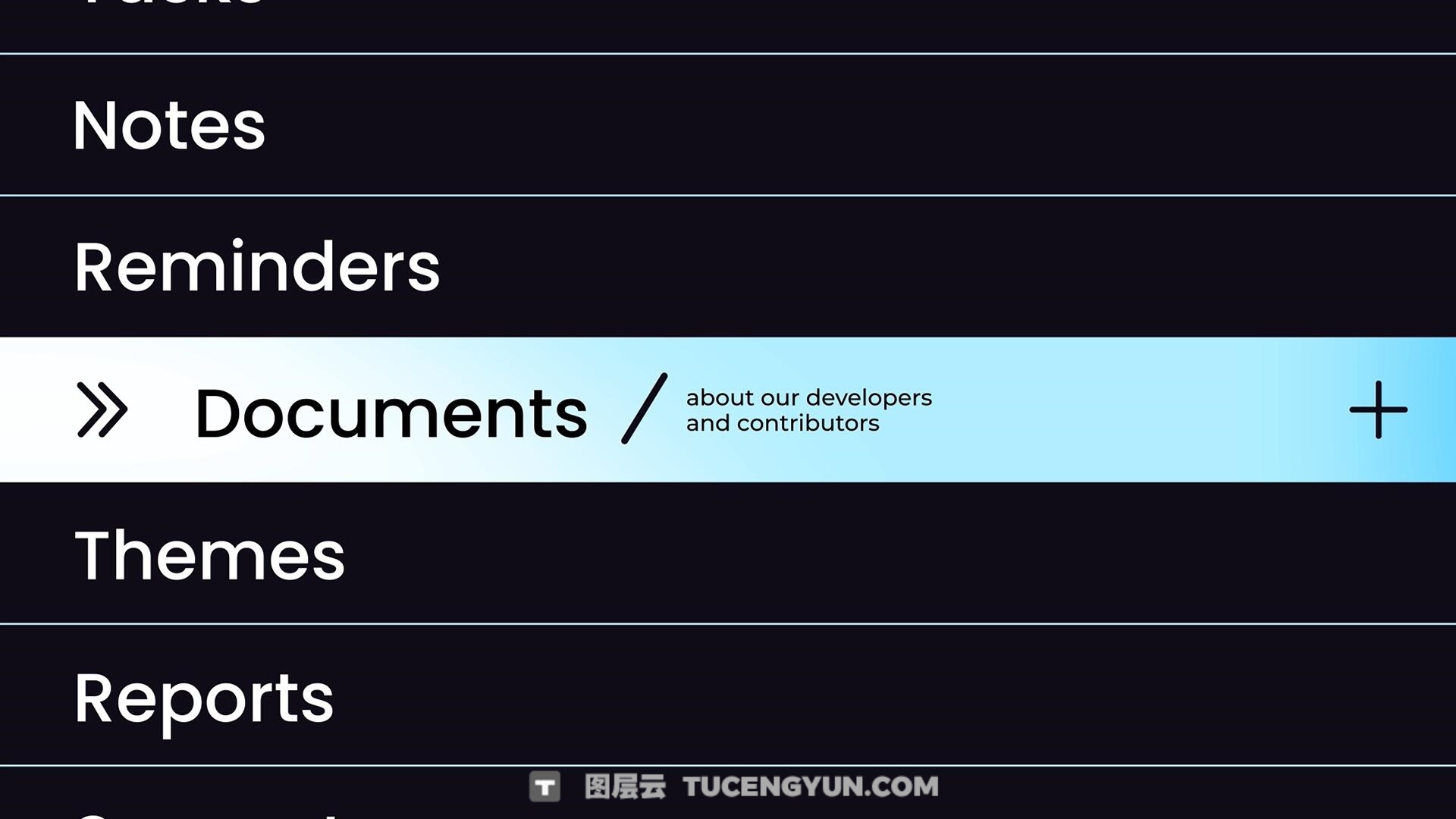 FCPX插件:极简主义文字标题轮播、循环、滚动场景动画排版模板(13982)图层云 FCPX插件:极简主义文字标题轮播、循环、滚动场景动画排版模板(13982)图层云