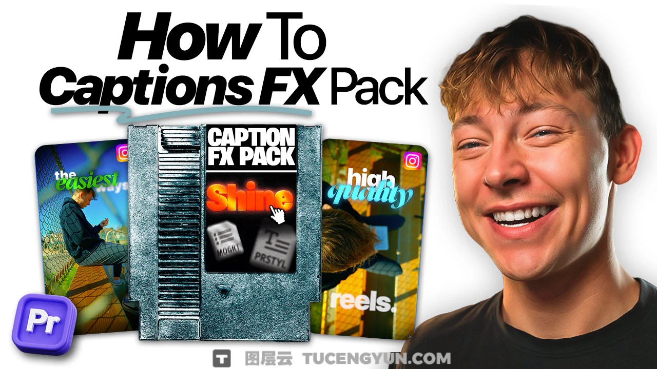 热门电影感短视频、访谈、电影剪辑文字标题字幕动画PR预设 Caption Fx Pack – Sparvol(13985)图层云 热门电影感短视频、访谈、电影剪辑文字标题字幕动画PR预设 Caption Fx Pack – Sparvol(13985)图层云