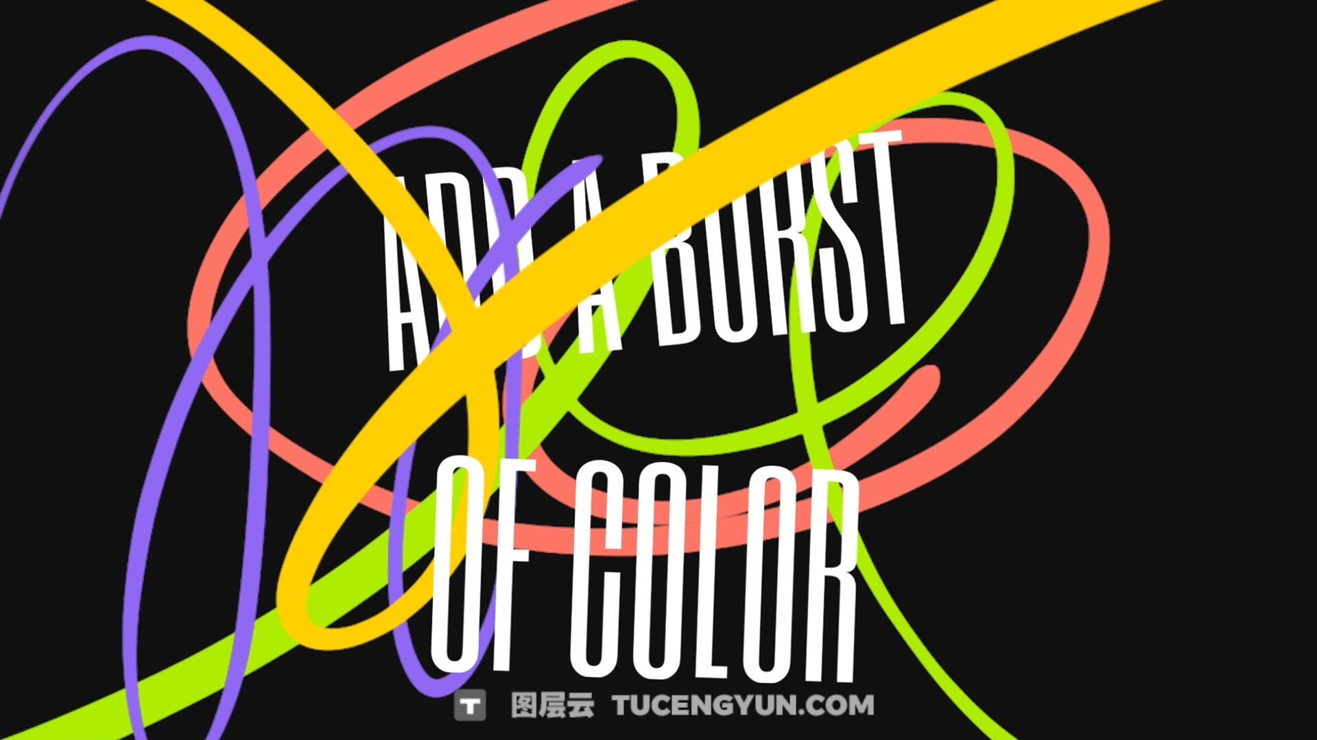 PR模板：创意多彩趣味感人物头像贴纸动画开场片头（13987）图层云