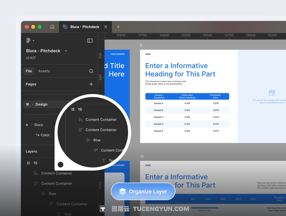 PPT模板:25页极简商业战略策划企业年度报表简报幻灯片设计ppt/figma模板 Blura – Pitch Deck Kit(13991)图层云 PPT模板:25页极简商业战略策划企业年度报表简报幻灯片设计ppt/figma模板 Blura – Pitch Deck Kit(13991)图层云