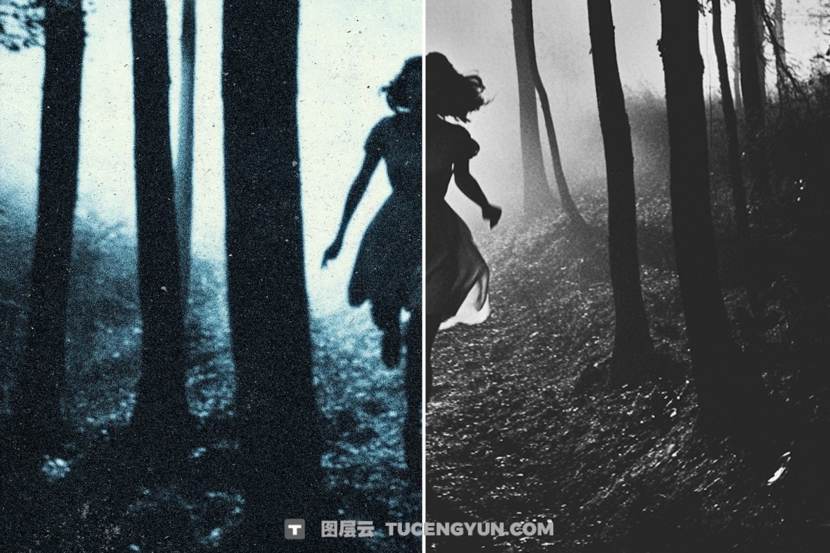 粗犷低保真单色墨水色调厚重颗粒感封面海报设计PSD特效样机(14003)图层云 粗犷低保真单色墨水色调厚重颗粒感封面海报设计PSD特效样机(14003)图层云