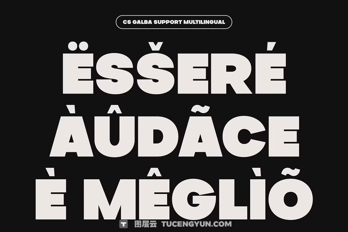 英文字体：大胆超重现代浓缩粗体清晰logo标题排版无衬线装饰封面海报设计字体（14004）图层云