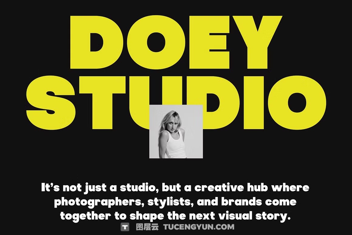 英文字体：大胆超重现代浓缩粗体清晰logo标题排版无衬线装饰封面海报设计字体（14004）图层云