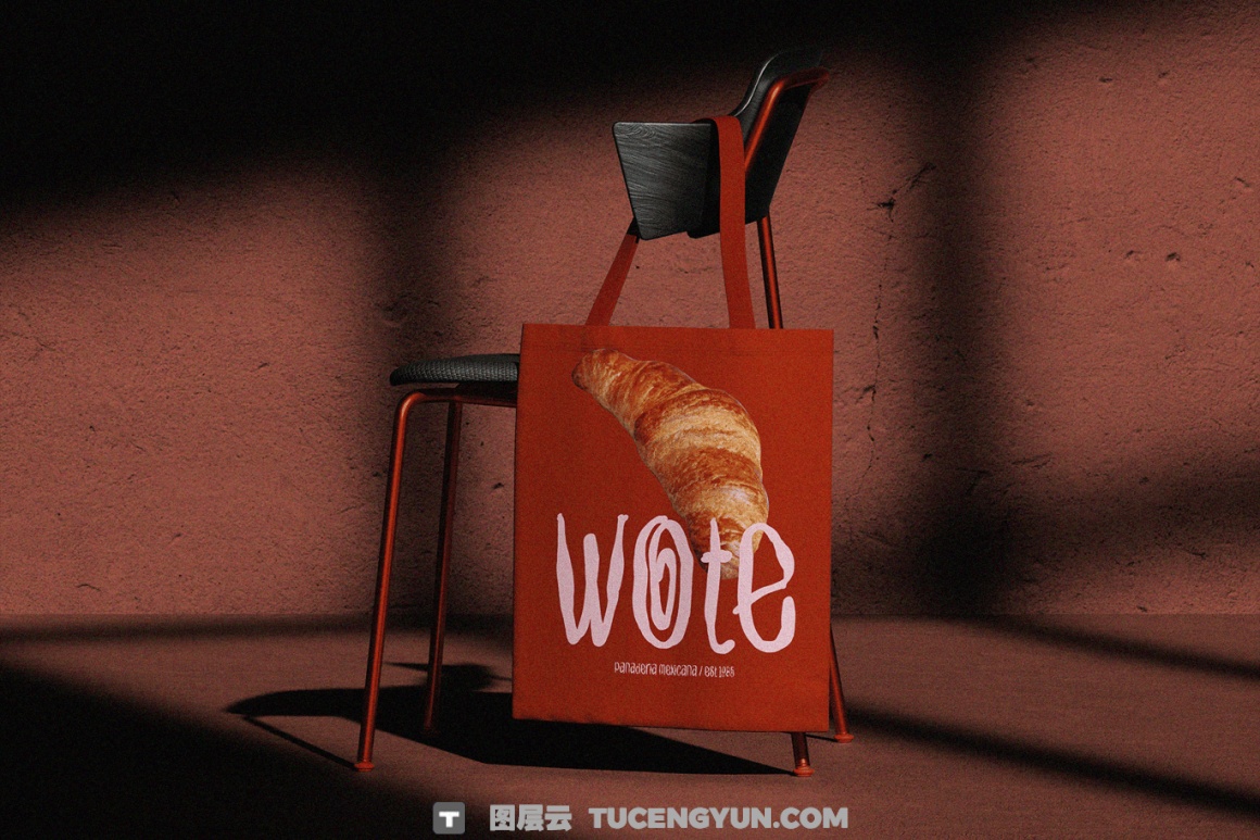 英文字体：复古氛围手绘歪扭传统艺术品牌封面海报设计字体（14005）图层云