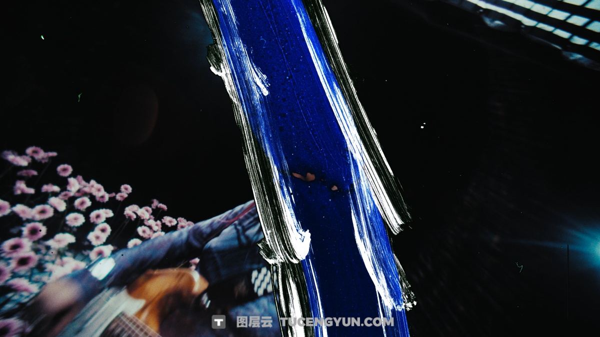 Acidbite 100多个全新复古美学胶片粗糙刮痕打孔笔触涂装转场过渡+音效+视频教程 Acidbite Cinemarkers 2（14006）图层云