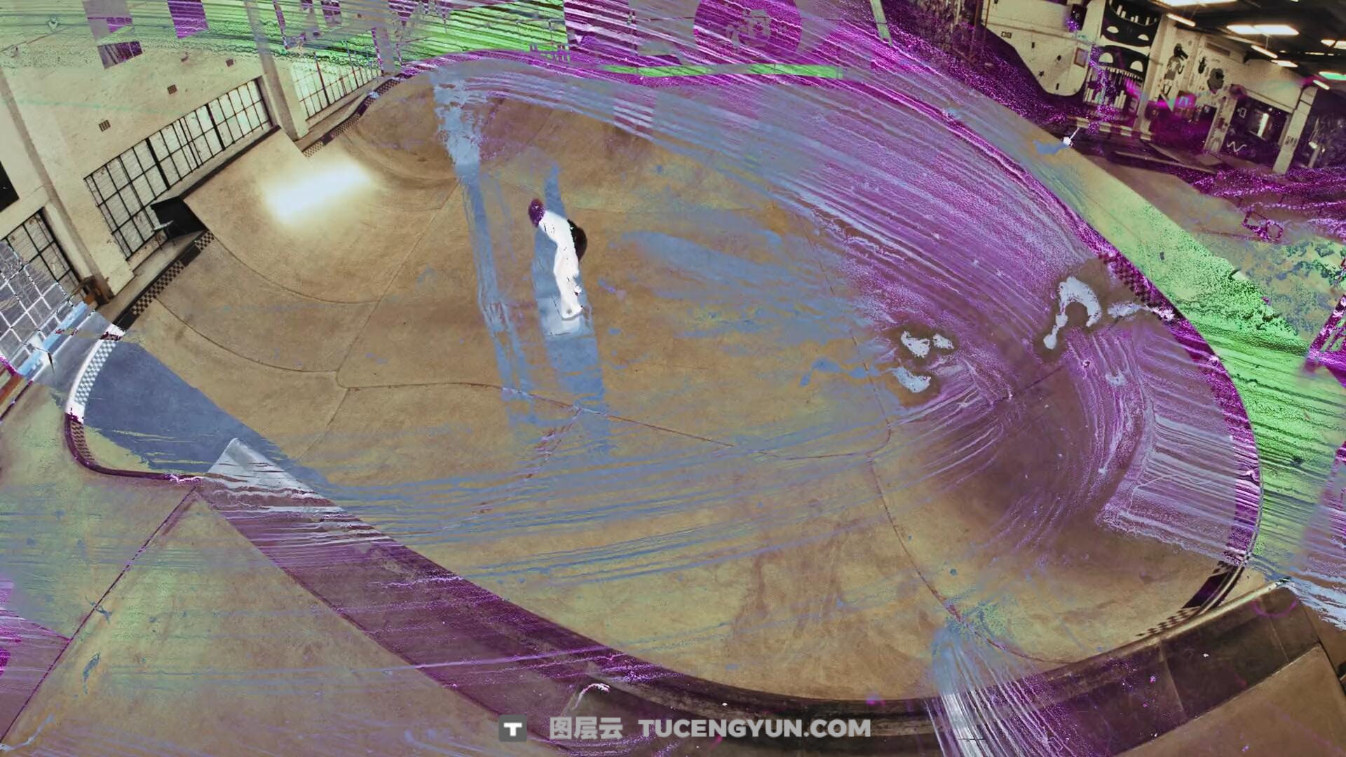 Acidbite 100多个全新复古美学胶片粗糙刮痕打孔笔触涂装转场过渡+音效+视频教程 Acidbite Cinemarkers 2（14006）图层云