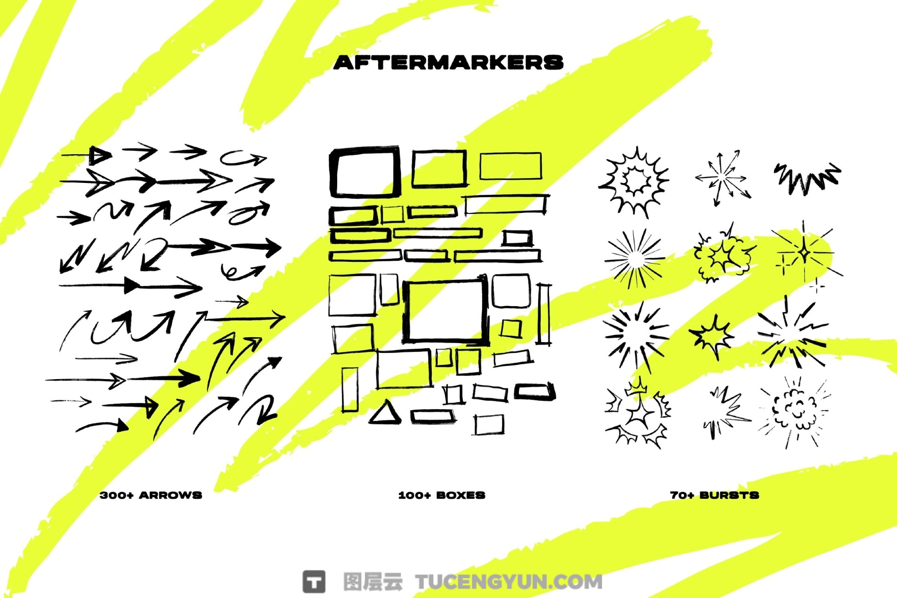 1000个大胆粗糙手绘标记涂鸦爱心箭头圆圈边框插画聊天气泡PNG/SVG设计素材 Markers Collection(14011)图层云 1000个大胆粗糙手绘标记涂鸦爱心箭头圆圈边框插画聊天气泡PNG/SVG设计素材 Markers Collection(14011)图层云