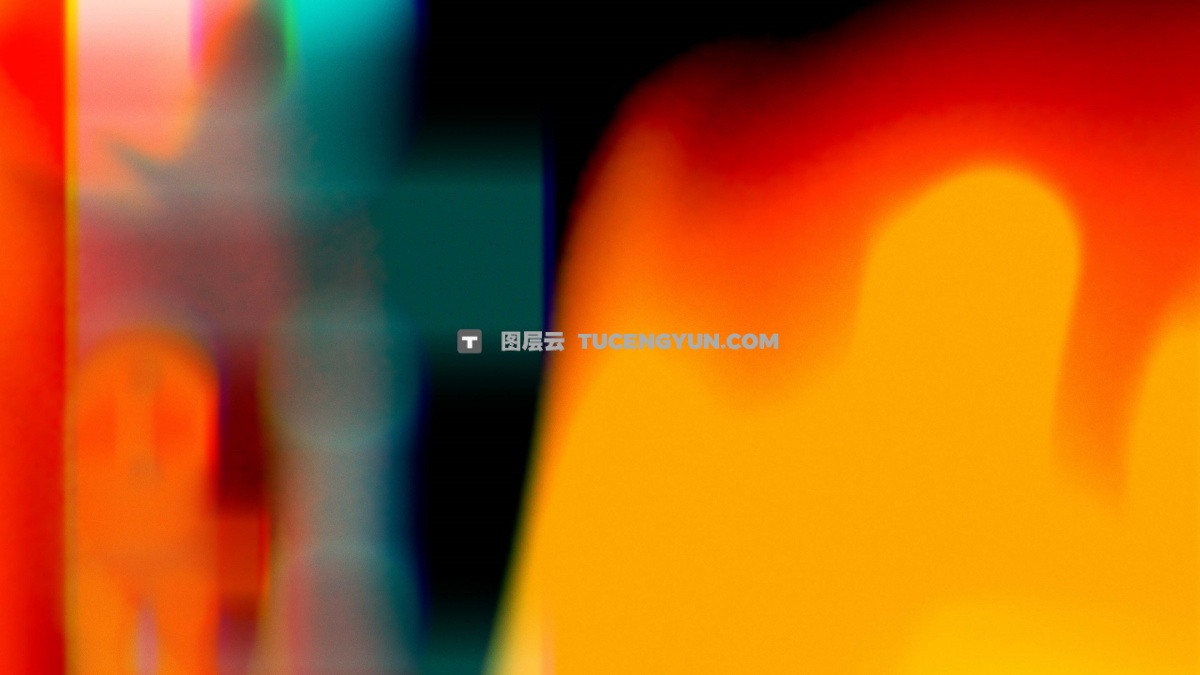 7个复古美学彩色胶片燃烧漏光转场4k电影叠加包+音效（14013）图层云