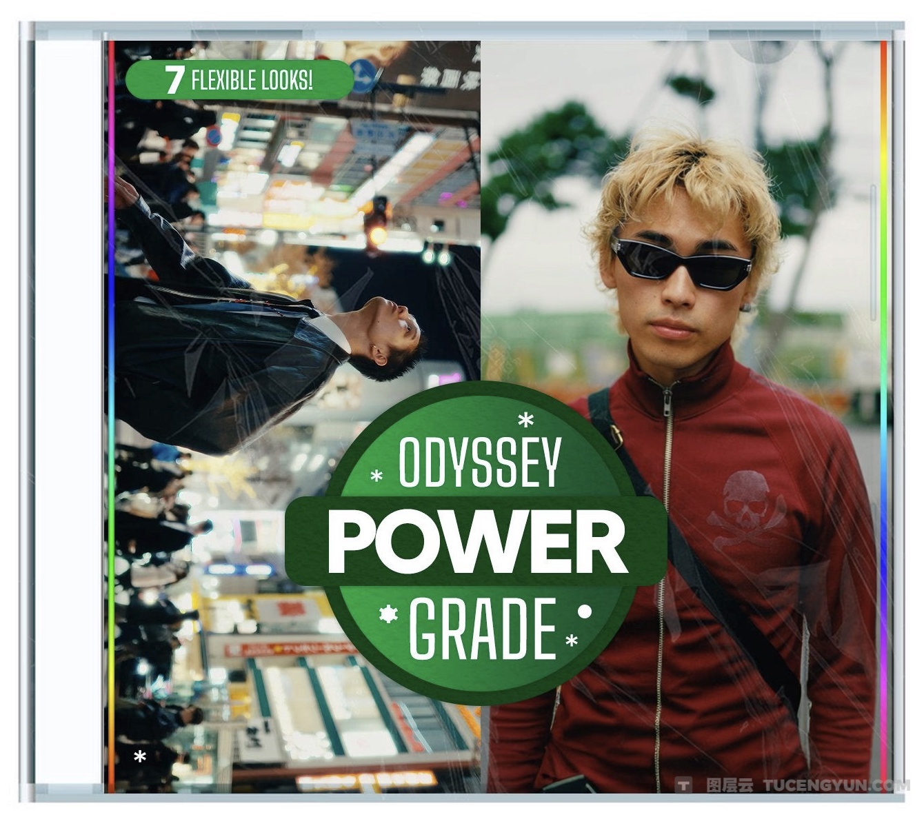 油管大神Gakuyen商业级电影美学广告音乐VLOG旅拍纪录片达芬奇调色节点+LUT+视频教程(中文字幕) Gakuyen – Odyssey Powergrade（14015）图层云