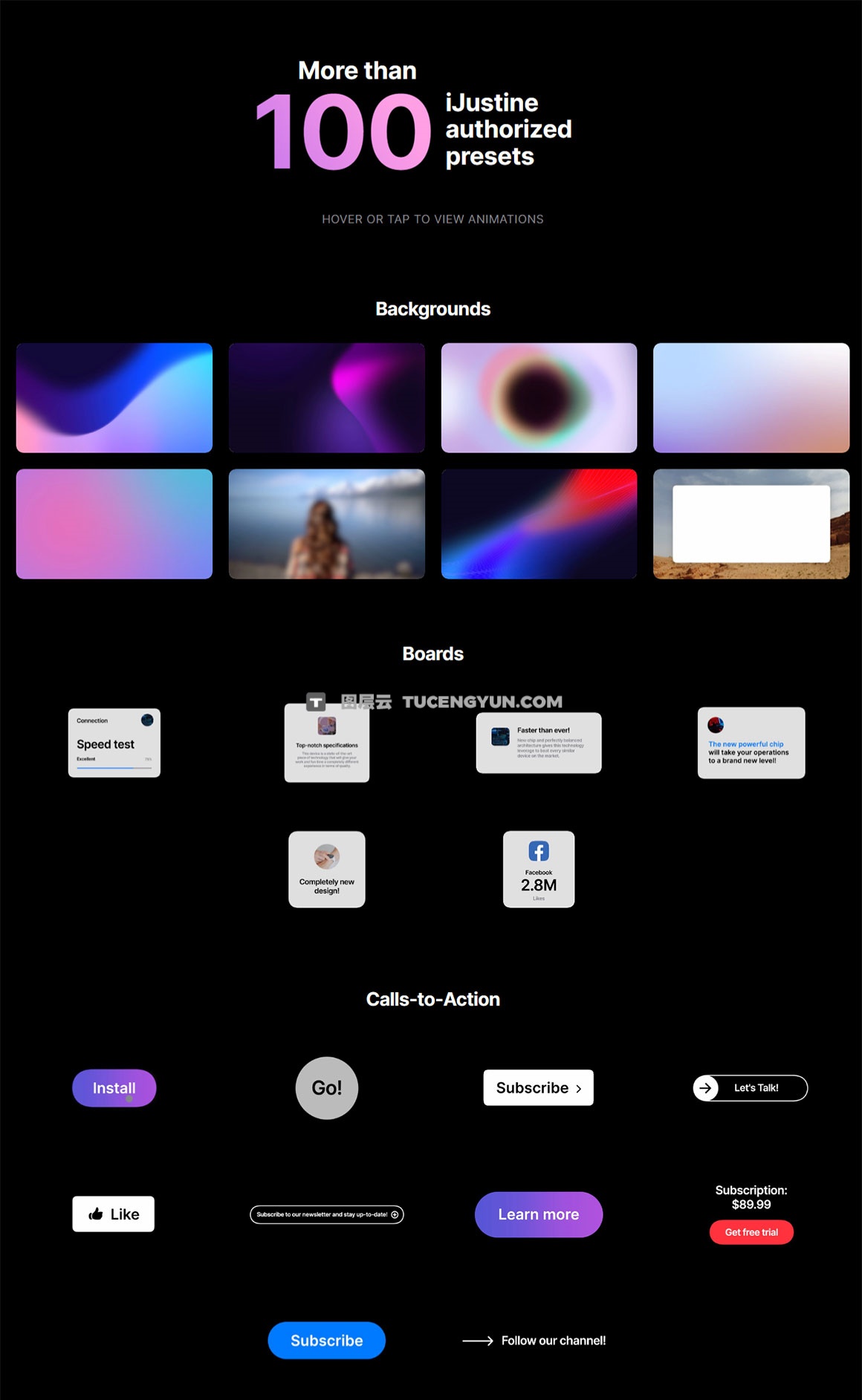 达芬奇预设：95组苹果极简设计风格信息数据图片展示文字标题排版动画预设 MotionVFX – mKeynote DVR（14020）图层云