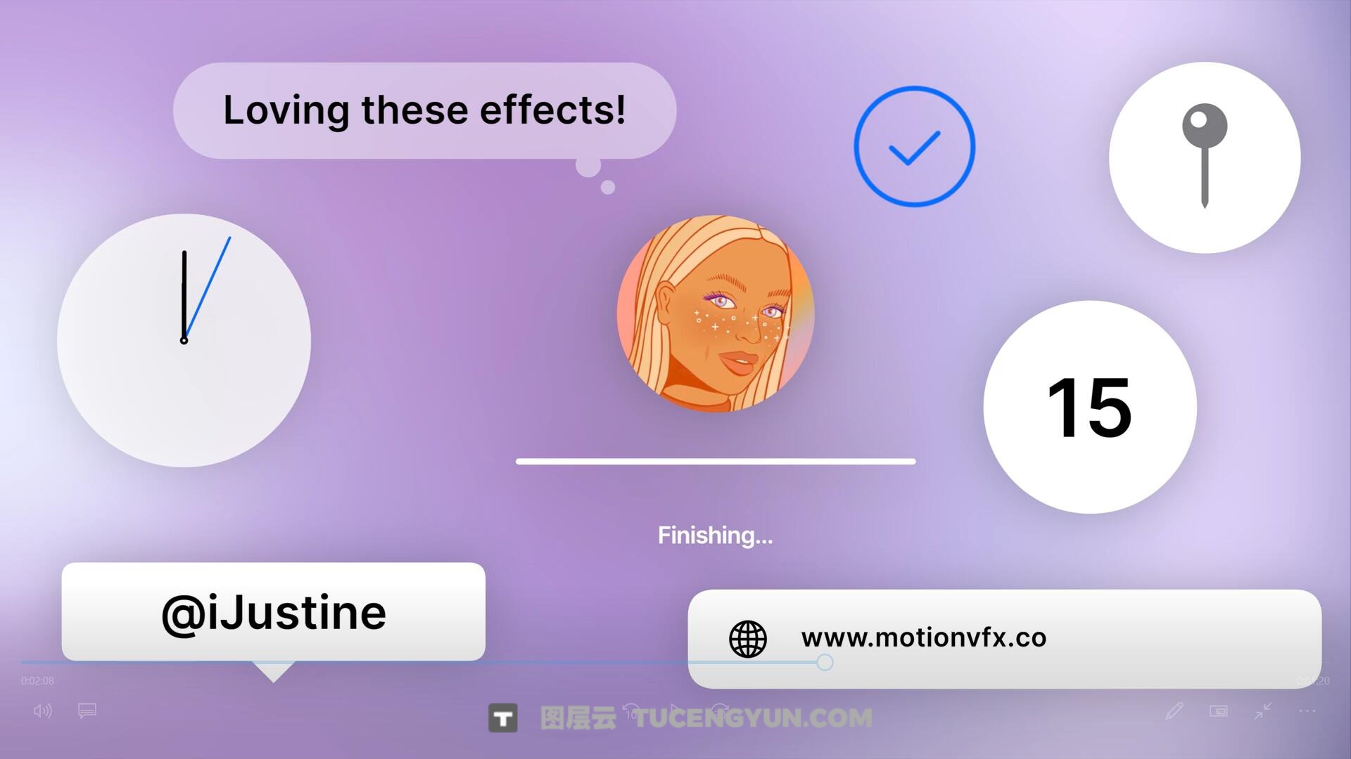 达芬奇预设：95组苹果极简设计风格信息数据图片展示文字标题排版动画预设 MotionVFX – mKeynote DVR（14020）图层云