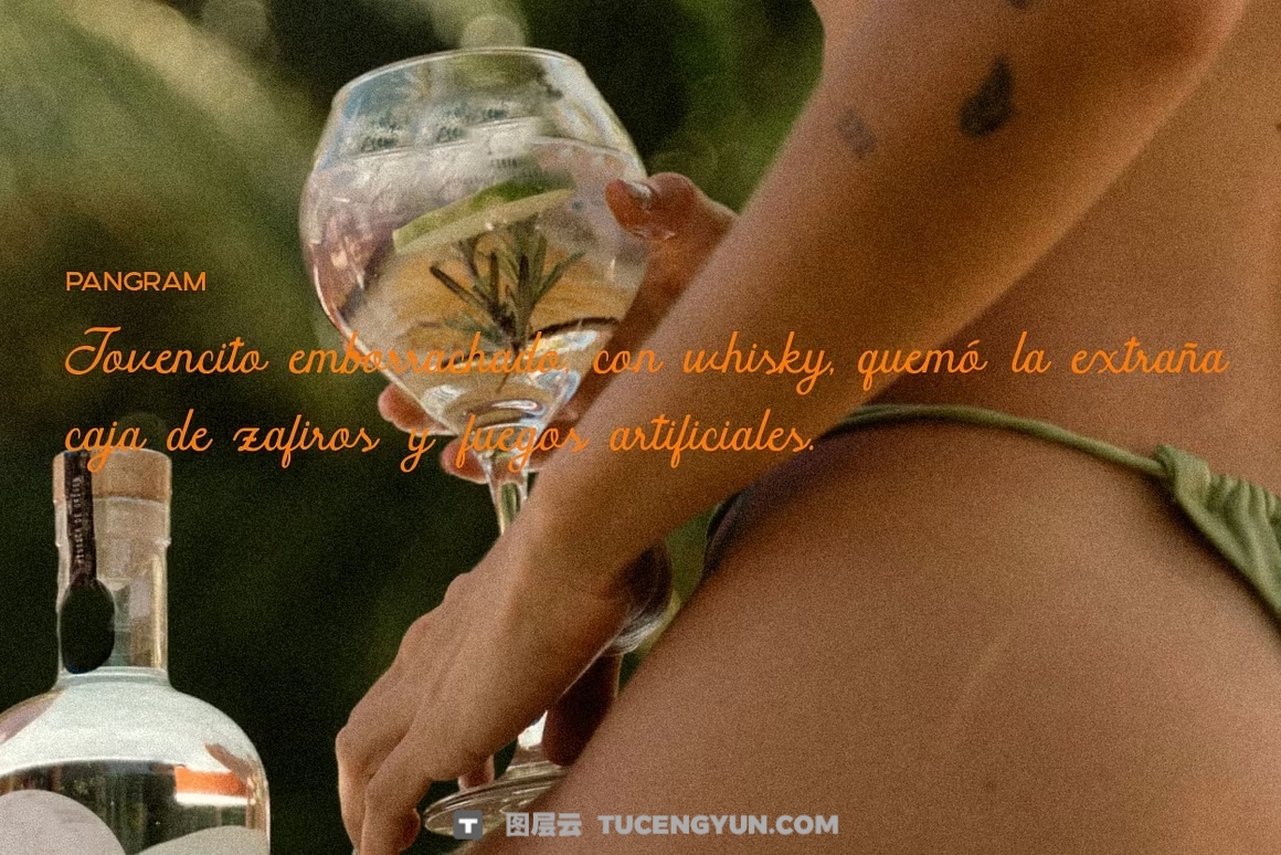 英文字体：真实自然流畅手写连笔笔触logo徽标标题排版封面海报请柬设计字体 Gelapitto Script Font（14028）图层云