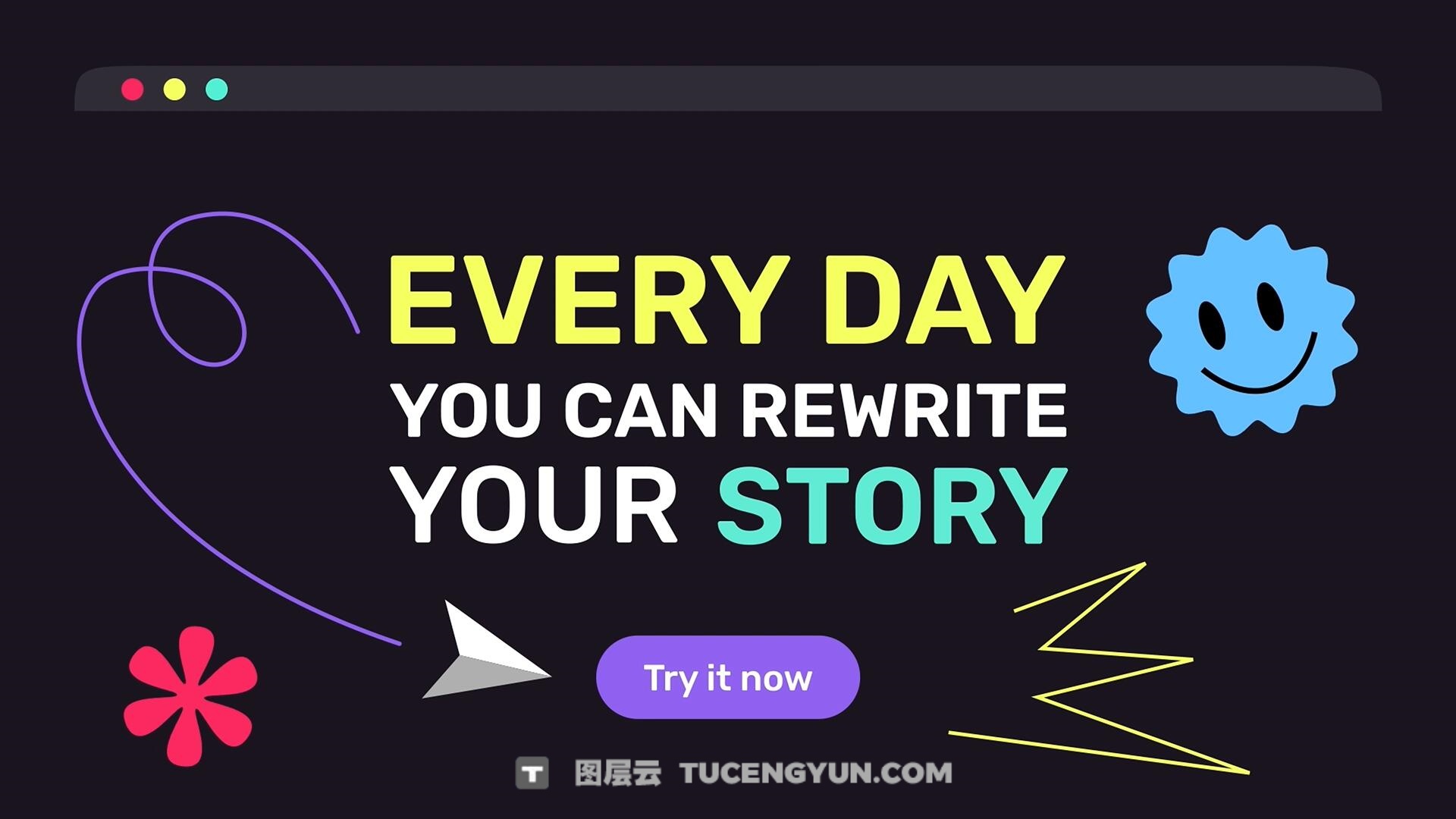 FCPX插件：创意设计风格品牌宣传文字标题排版动画（14031）图层云