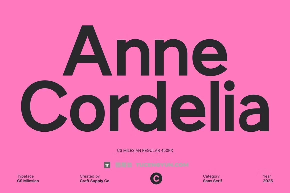 英文字体：极简主义超重现代粗体清晰LOGO标题排版无衬线装饰封面海报设计字体 Milesian – Sans Serif Typeface（14044）图层云