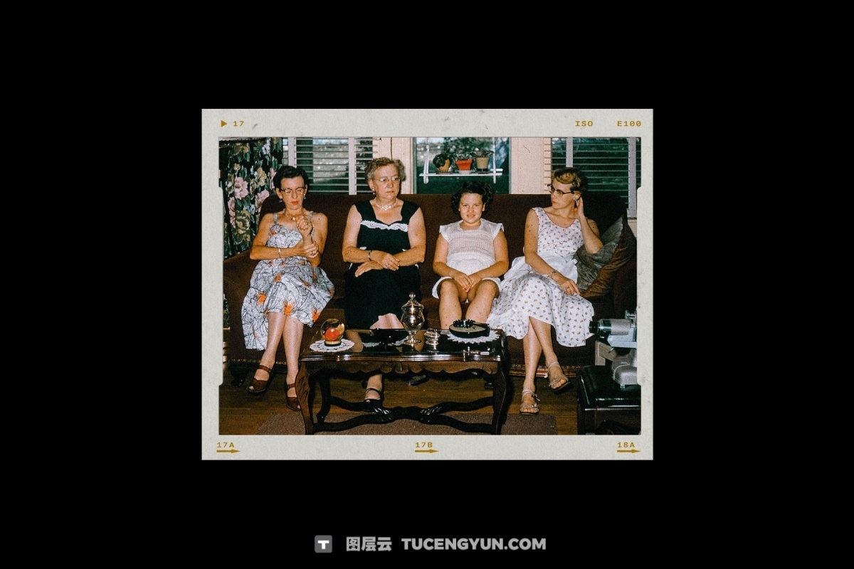 复古宝丽来35mm胶片边框电影帧框架叠加层PSD海报模板样机+PNG叠加层 Film Frames Collection: PSD & PNG Overlays（14053）图层云