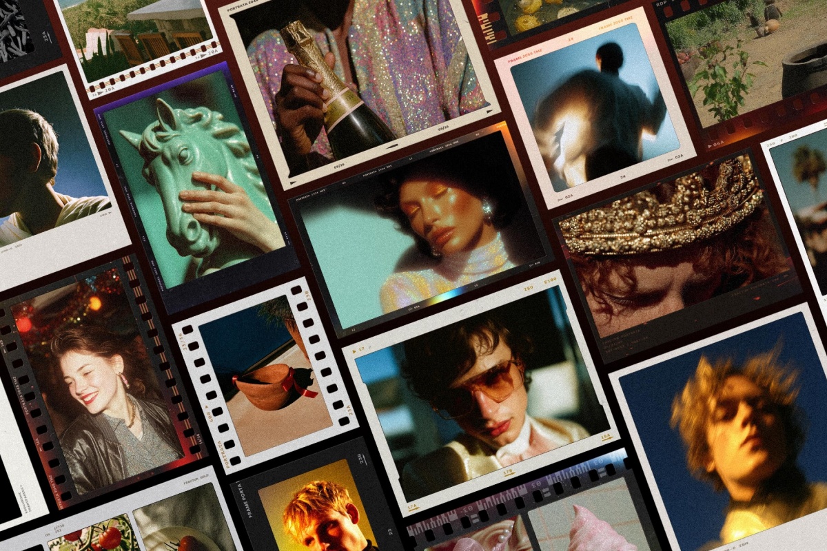 复古宝丽来35mm胶片边框电影帧框架叠加层PSD海报模板样机+PNG叠加层 Film Frames Collection: PSD & PNG Overlays（14053）