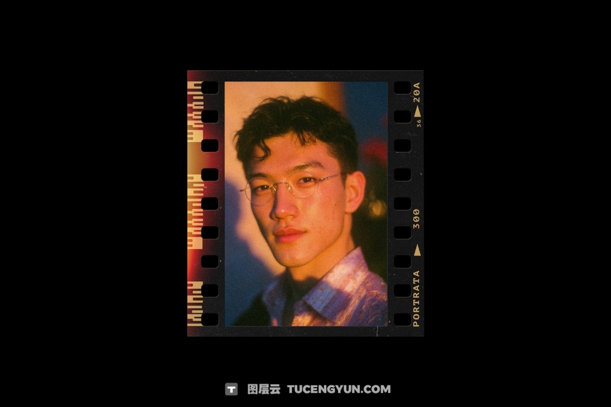 复古宝丽来35mm胶片边框电影帧框架叠加层PSD海报模板样机+PNG叠加层 Film Frames Collection: PSD & PNG Overlays（14053）图层云