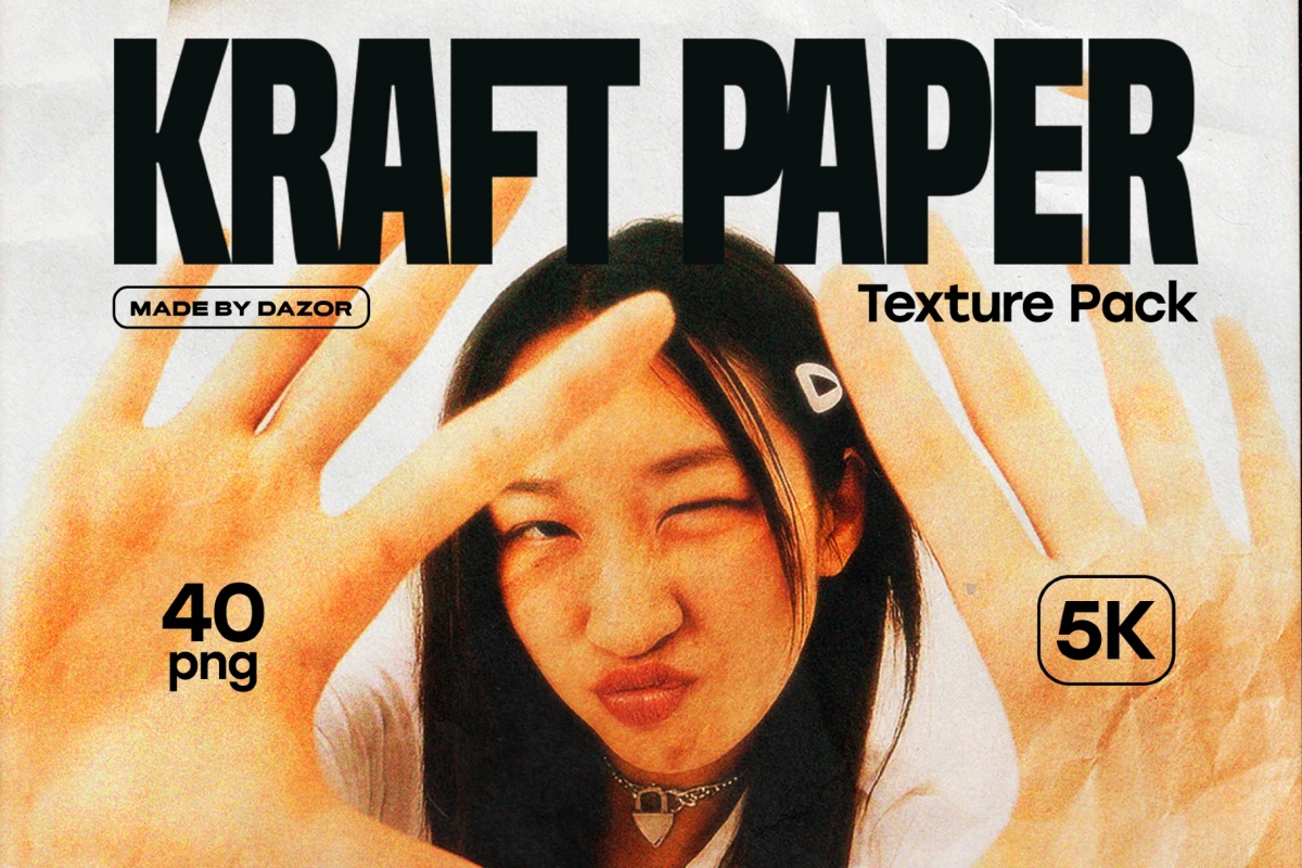 40款真实质感牛皮纸板扫描纸张肌理纹理JPG图片设计套装+PS笔刷 Kraft Paper Texture Pack（14054）