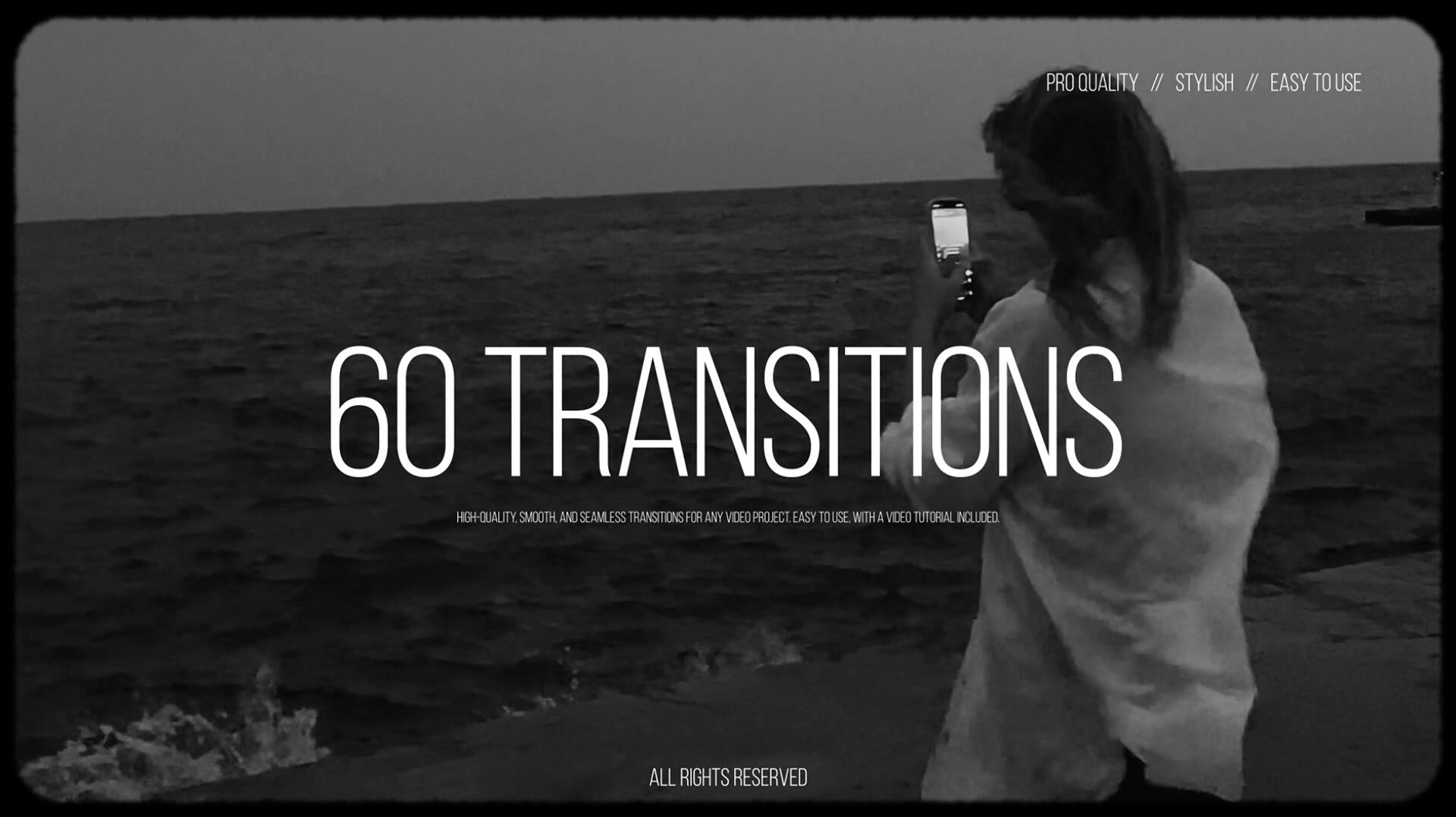 达芬奇模板：60个超级变形宽银幕镜头电影胶片无缝转场过渡（14068）