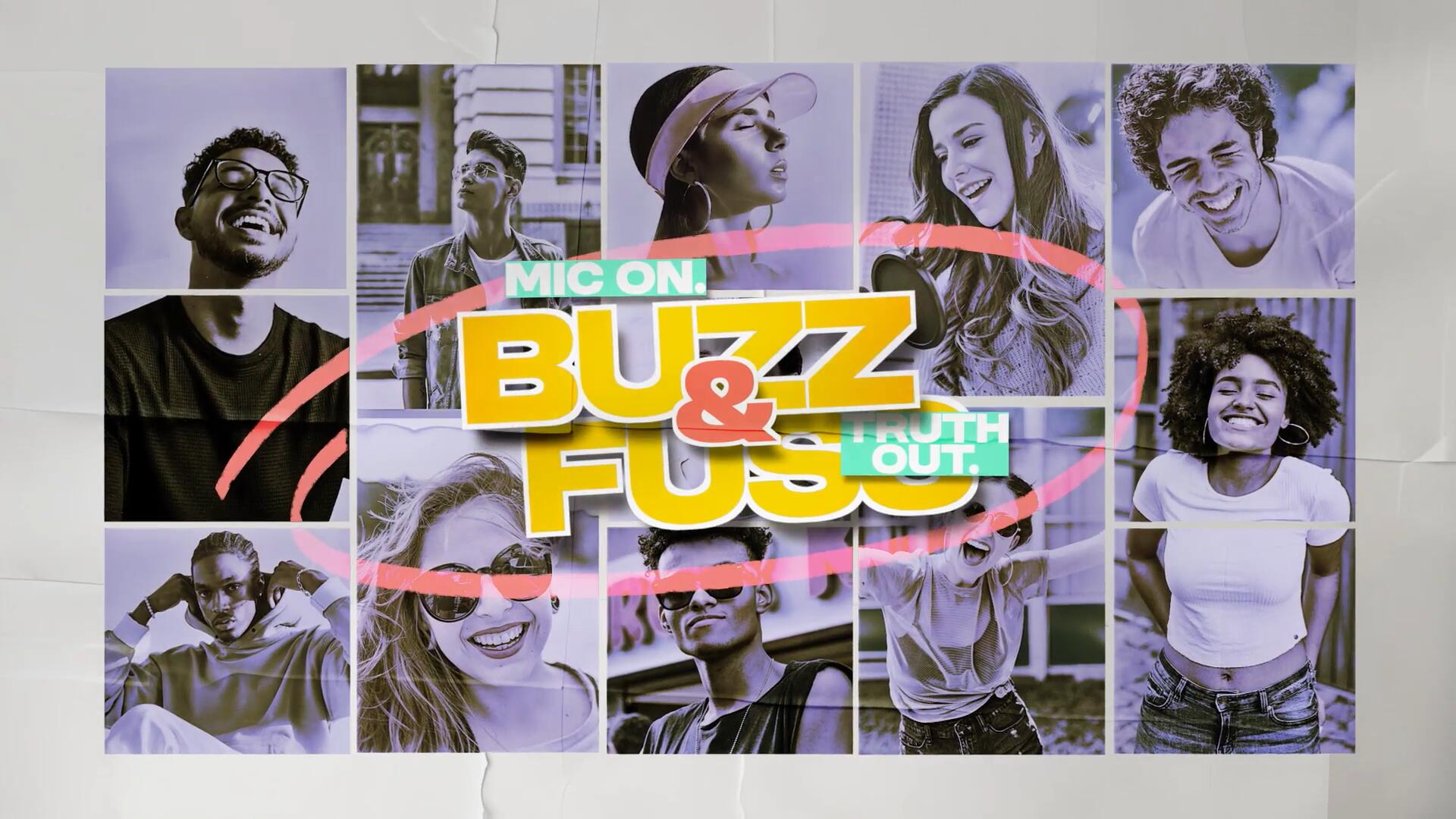 AE模板：大胆时尚粗糙仿旧撕纸艺术脱口秀访谈开场片头（14070）