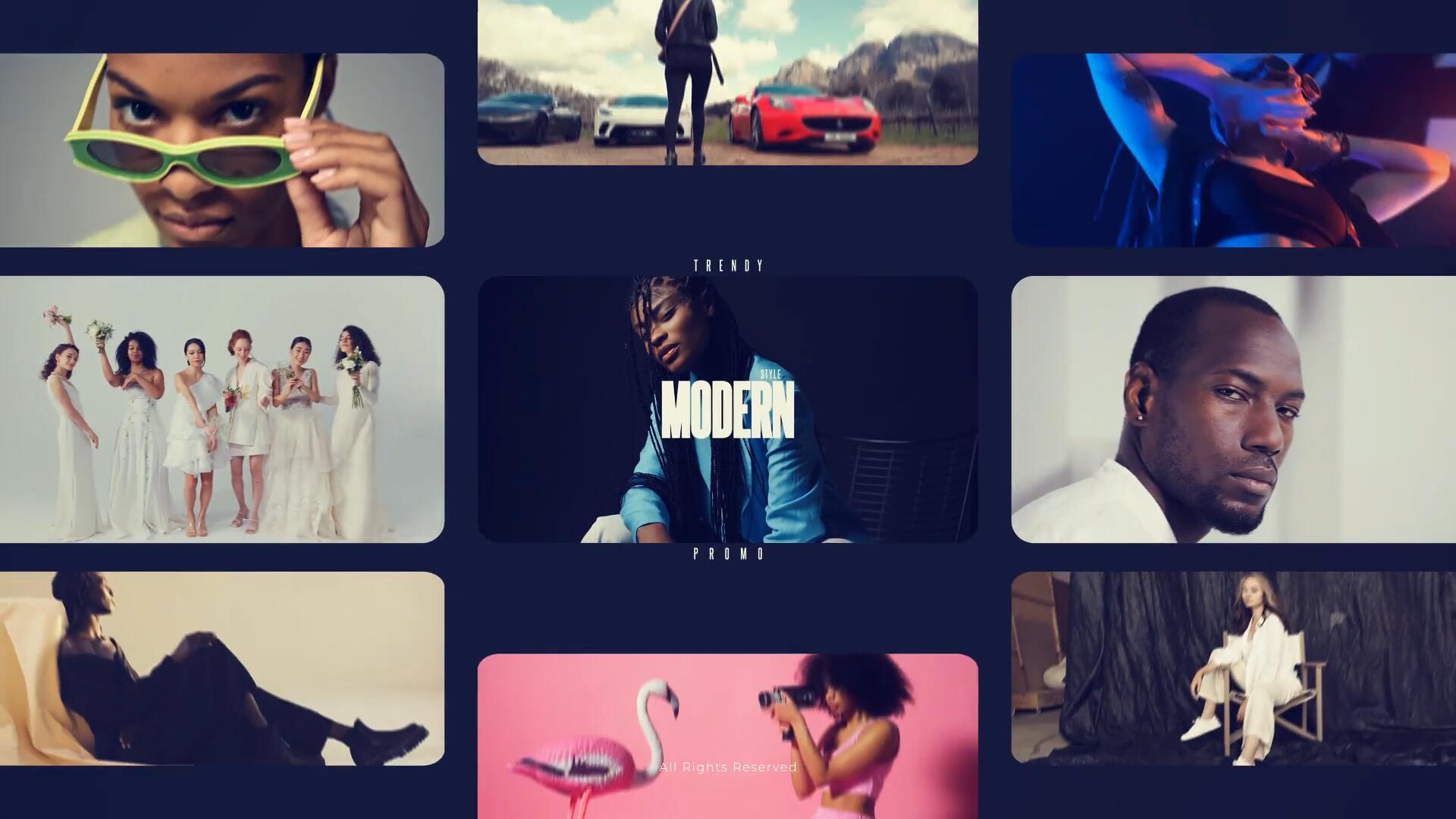 AE模板：新潮艺术服装品牌时尚活动快剪开场片头模板（14105）