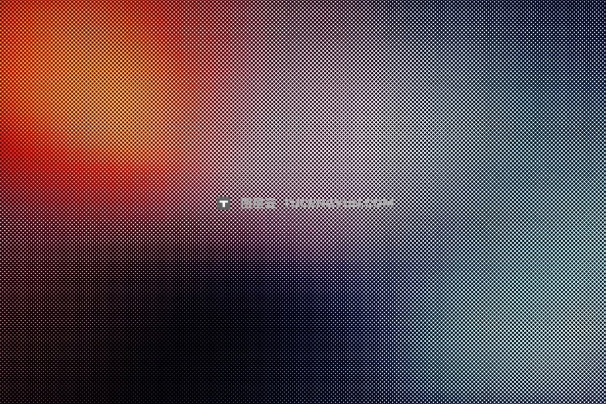 18个高质量复古弥散光渐变半调网格点阵JPG背景肌理图片素材 Gradient Halftone Textures（14107）图层云