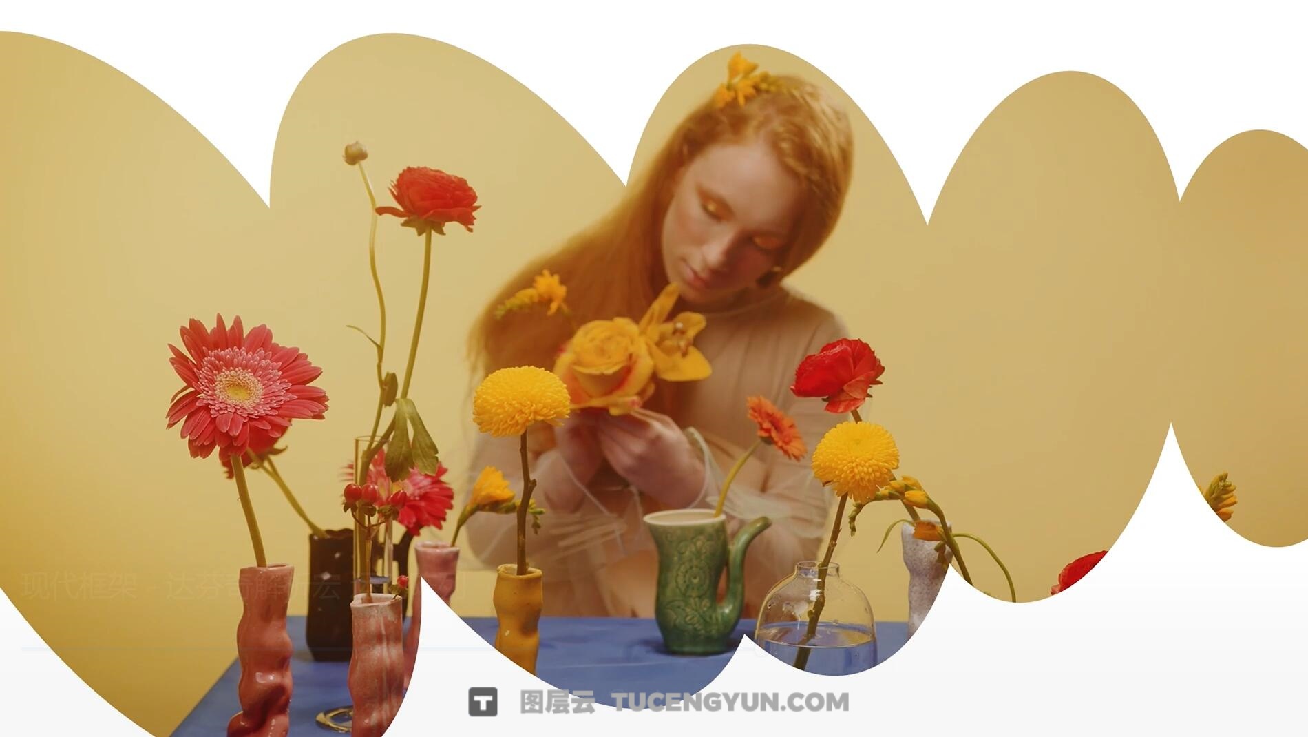 达芬奇预设：20个极简主义电影美学镜头取景器方形圆角异形边框遮罩视频叠加效果（14110）图层云