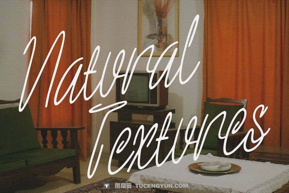 英文字体：精致自然风格流畅手写连笔logo标题排版封面海报请柬设计字体 Monolanes font（14113）图层云