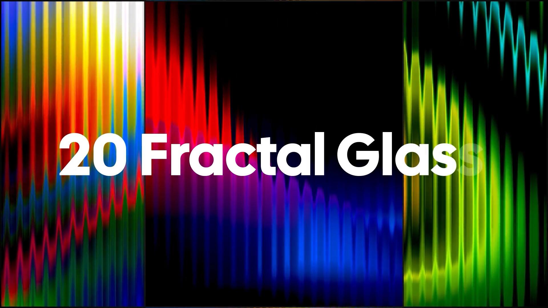 PR/达芬奇模板：20个未来主义玻璃渐变失真动态海报产专辑封面背景动画模板（14120）