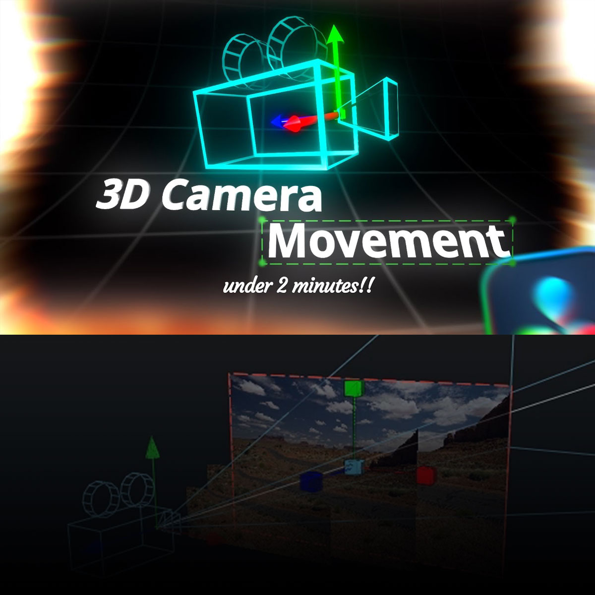 达芬奇预设：一键式3D摄像机画面透视运动视觉效果插件 Timesaver Vfx – Camera Motion – Camera Motion Effects for Davinci Resolve（14139）