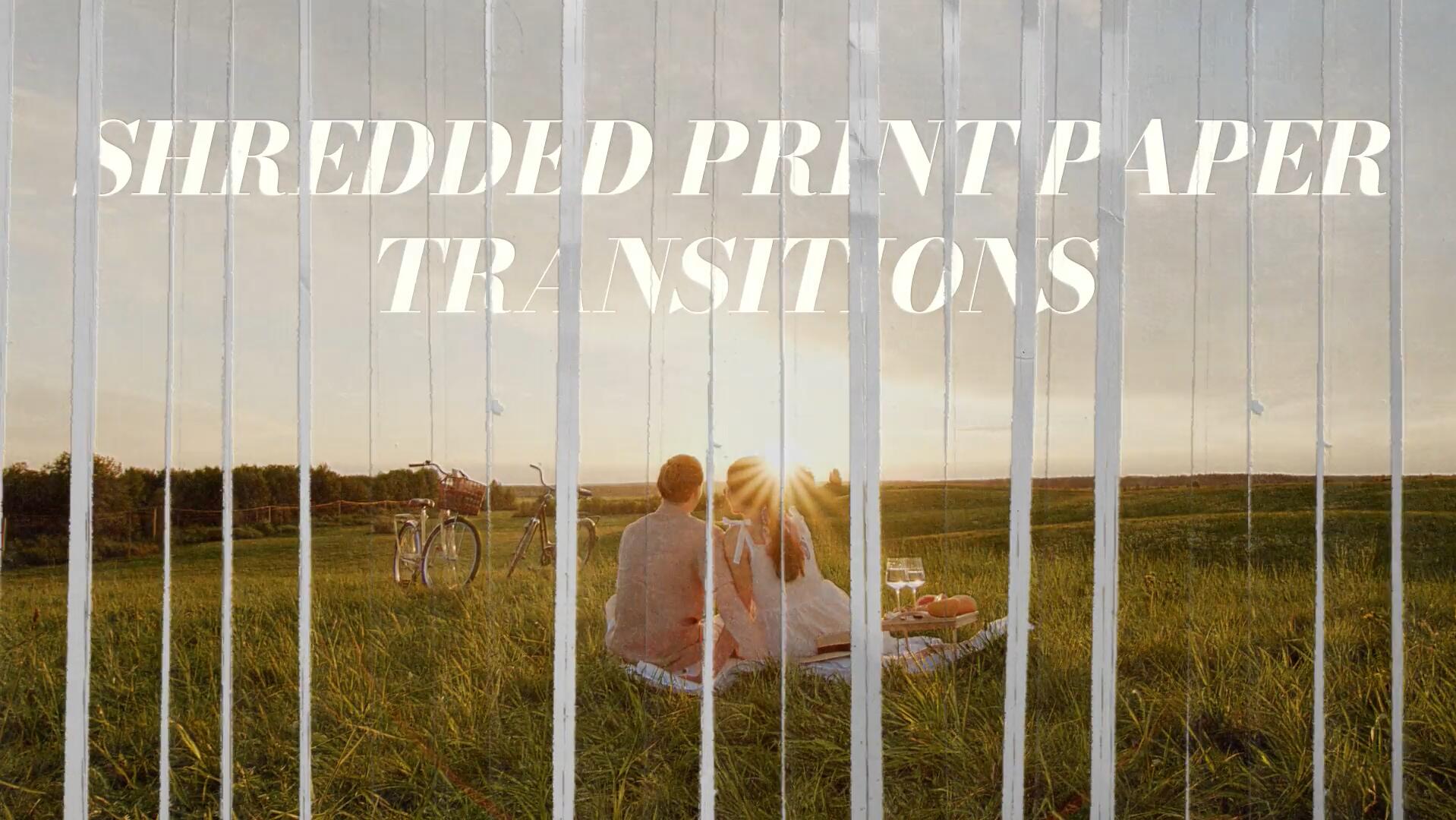 AE模板：16个复古拼贴艺术半色调风格创意纸张碎条横竖屏片头效果（14141）图层云