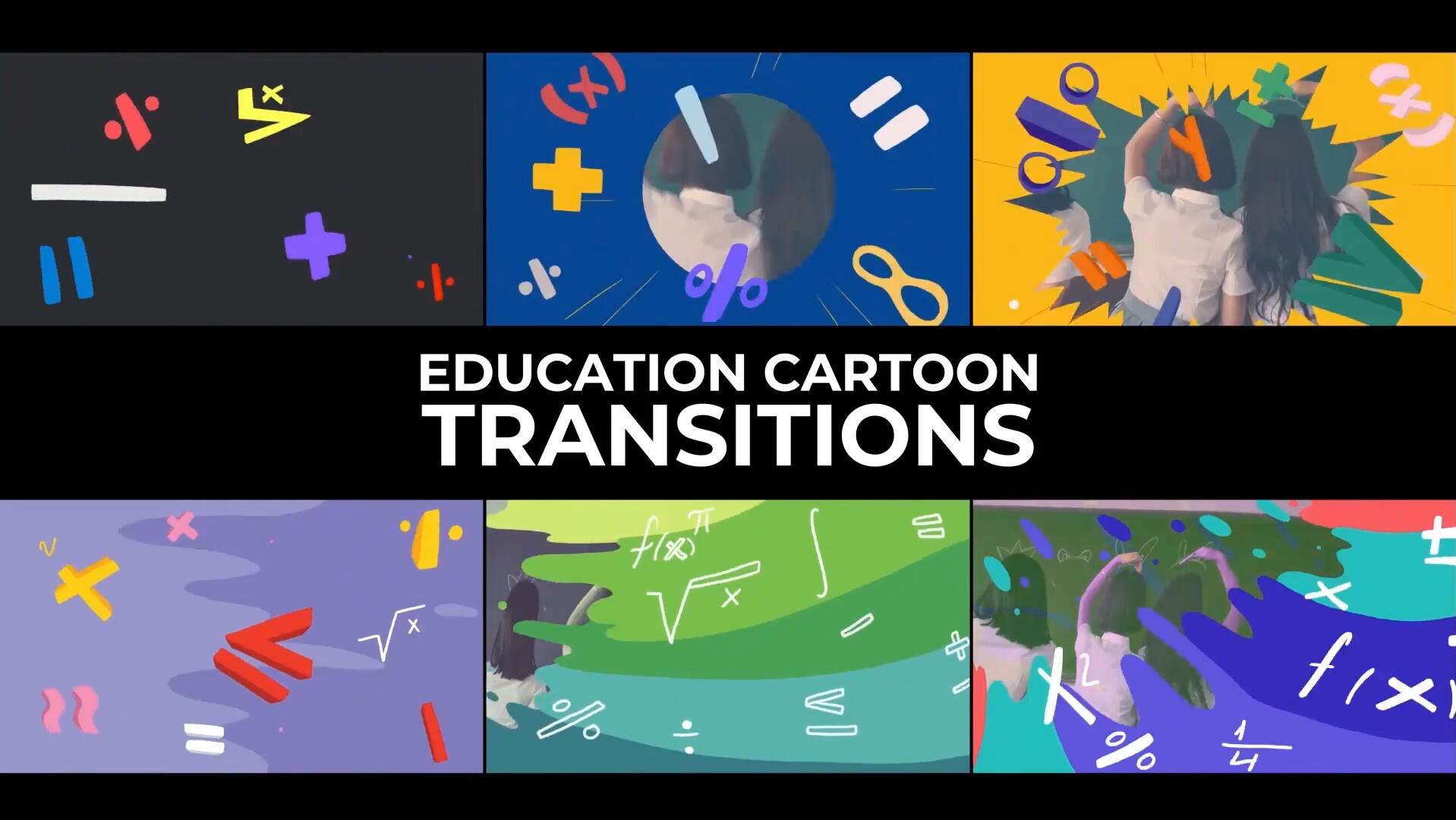 FCPX插件：儿童趣味活力2D手绘卡通元素无缝过渡（14147）